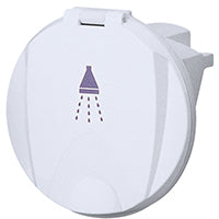 Lalizas Case for Shower Head, Round, w/Lid, Chrome (46170)