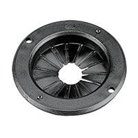 Lalizas Cable Boot Double w/Screwed Ring, Ø89mm, cut-out Ø59mm, Black