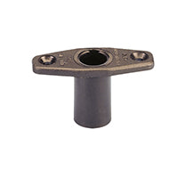 (MOQ OF 10) Lalizas Oarlock Socket, Top-Mount, White (197210)