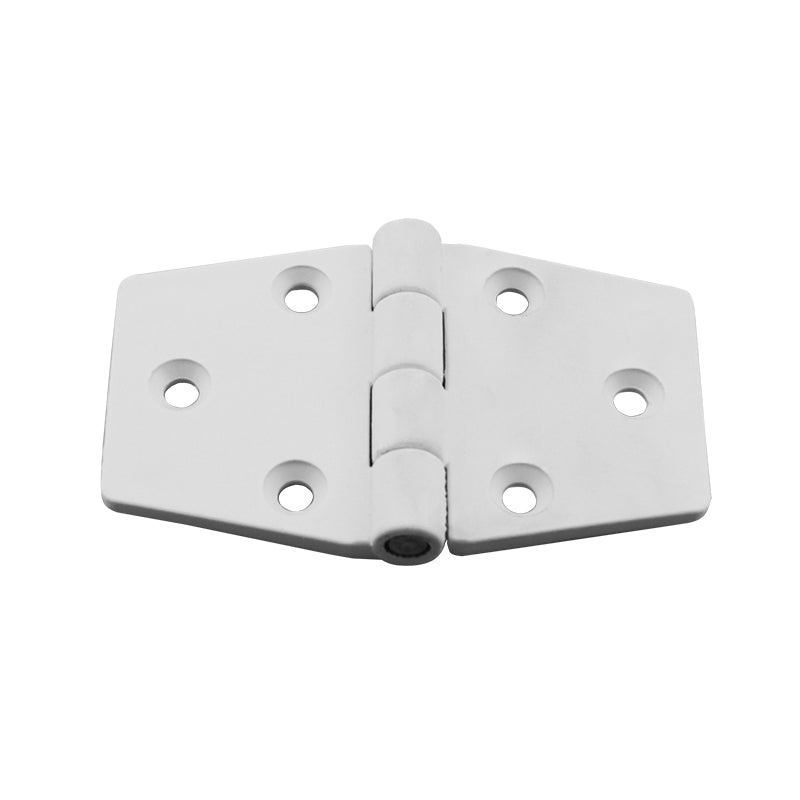 Lalizas Hinge Polyamide, Hexagonal, 95x60x4.5mm, White