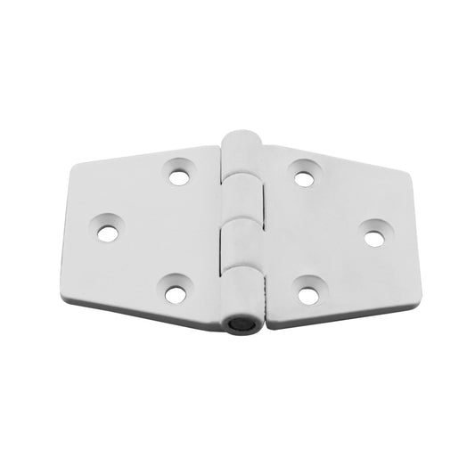 Lalizas Hinge Polyamide, Hexagonal, 95x60x4.5mm, White