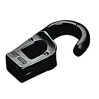 Lalizas Snap Hook w/Eye Ø9x40mm, f/Ø6mm Cord, Polyam. Black