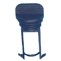 Lalizas Captive Plug with O-Ring for Drain Socket, Black