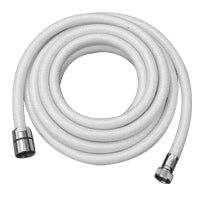 Lalizas Shower Hose Braid, 3m, 1/2''-3/8'' threads, Ø13mm, White