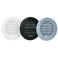 Lalizas Ventilation Shaft Grilles Cover, Ø76mm, Black