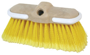 Lalizas Boat wash brush 'flow Thru', Medium Bristle H: 6,5cm - yellow