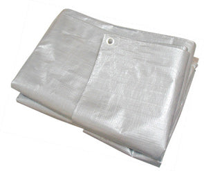 Lalizas Protective Cover - Tarpaulin, 4x4m, Silver (57233)