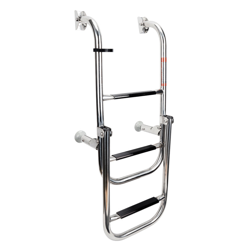 Lalizas Foldable Ladder, 1+2 steps, Inox 316, 90?, L810xW280mm