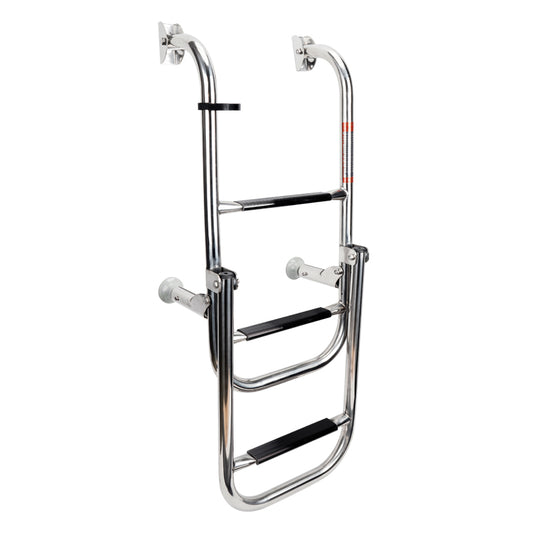 Lalizas Foldable Ladder, 1+2 steps, Inox 316, 90?, L810xW280mm