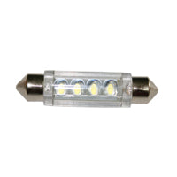 Lalizas Bulb 12V, LED, T11, SV8.5-8, cool white - 4 LEDs, 11x41mm