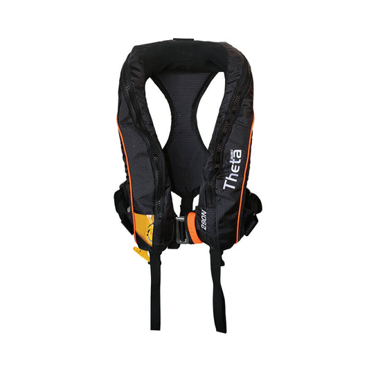 Lalizas Theta Infl.Lifejacket,Auto,290N, LALIZAS JS1,w/Sprayhood, Double Crotch & Harness, ISO, Adult