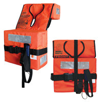 Lalizas Foam Folding Lifejacket Compact, SOLAS/MED-MER, Adult, Orange (72214)