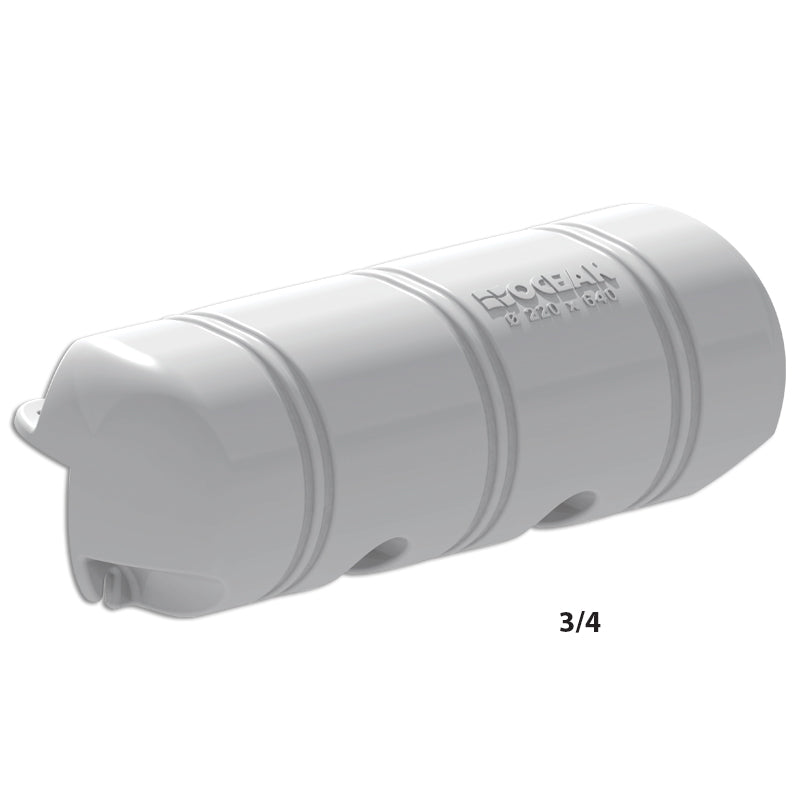 OCEAN Dock Fender, 220x640mm, 3/4,Foam filled, White