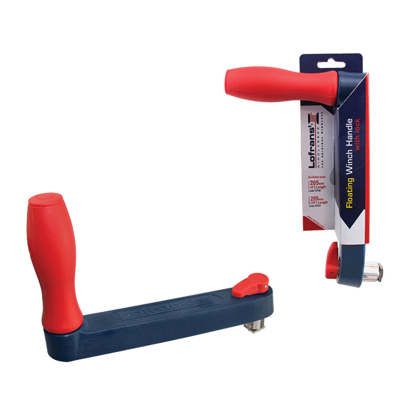 Lofrans Floating Winch Handle, with lock, 25cm