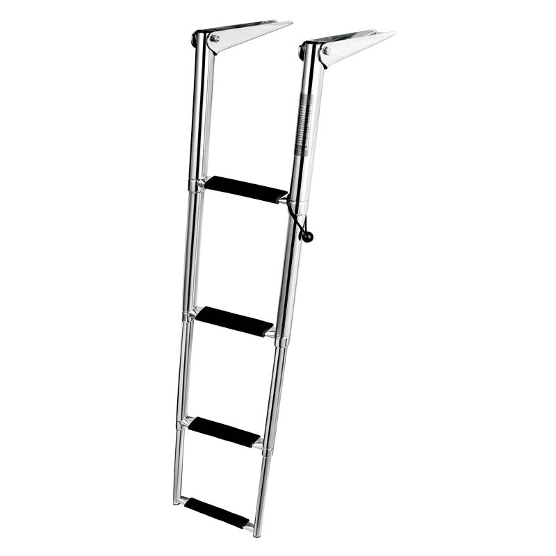 Lalizas Telescopic Ladder, 4 steps, Inox316, L1145xW395xCentr.W254mm