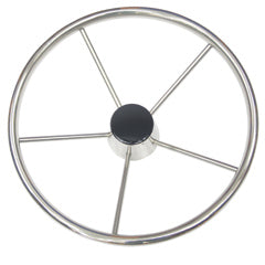 Lalizas Steering Wheel with cap, Inox 316, ø457mm (90071)