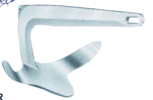 Lalizas Anchor, Bruce Type, Hot-dipped Galvanized, 3,5kg (99207)