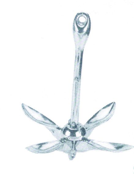 Lalizas Folding Anchor, Type A, Inox 316, 0,7kg (92286)