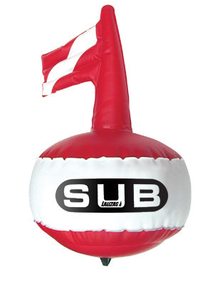 Lalizas Round Marker Buoy, ''Safe Dive'' Diam. 30cm, H 50cm