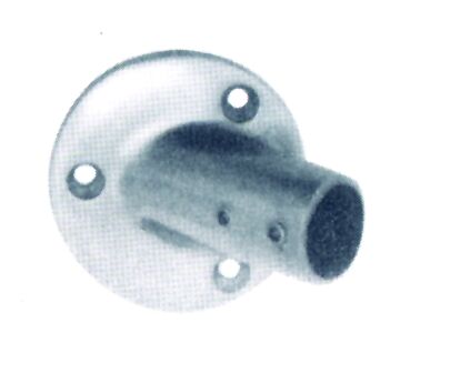 Lalizas 45o Round base, AISI 316, tube 22mm (98080)