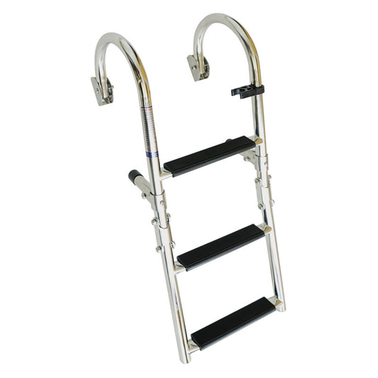 Lalizas Foldable Ladder for Gunwale, 1+2 steps, Inox 316, 180?, L730xW250mm