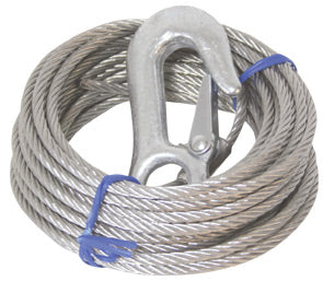 Lalizas Winch cable with hook, L 6m, Diam 5mm, max 1700kgs