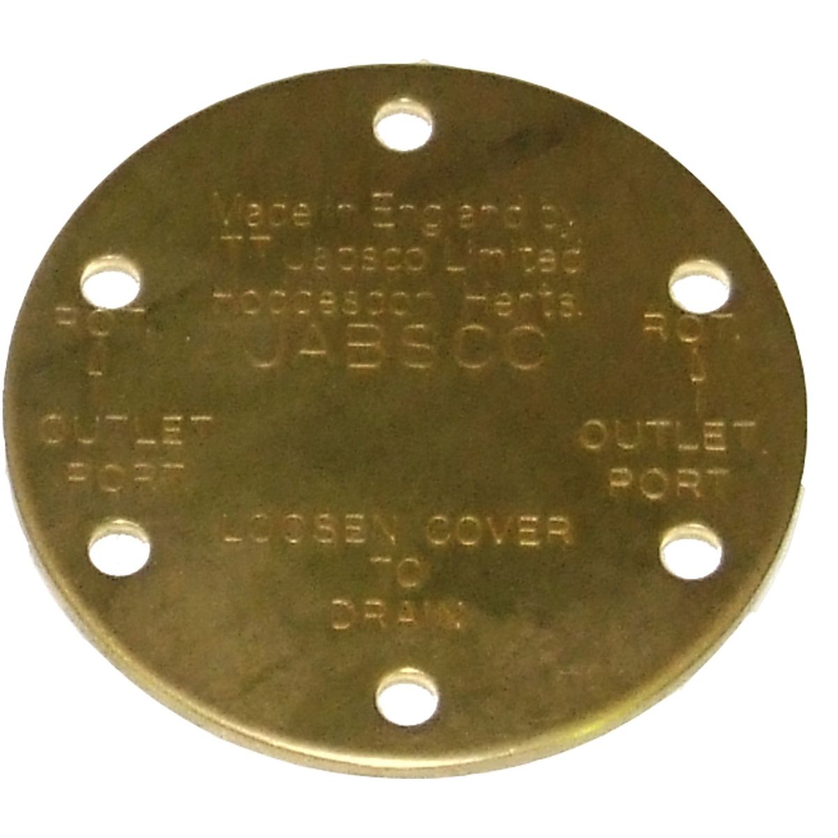 Jabsco Pump End Cover Plate 9566 for Jabsco Engine Cooling Pumps JAB-9566