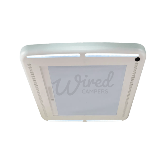 MaxxAir MAXXFAN Deluxe - MaxxShade Plus Blind With LED Lighting