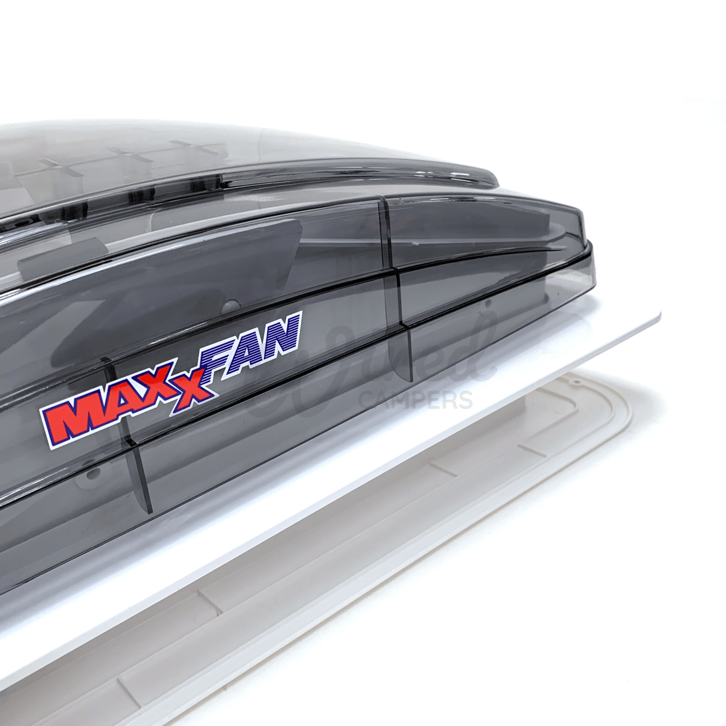 MaxxAir MAXXFAN Deluxe Remote Controlled Automatic Roof Fan Vent - Tinted Lid