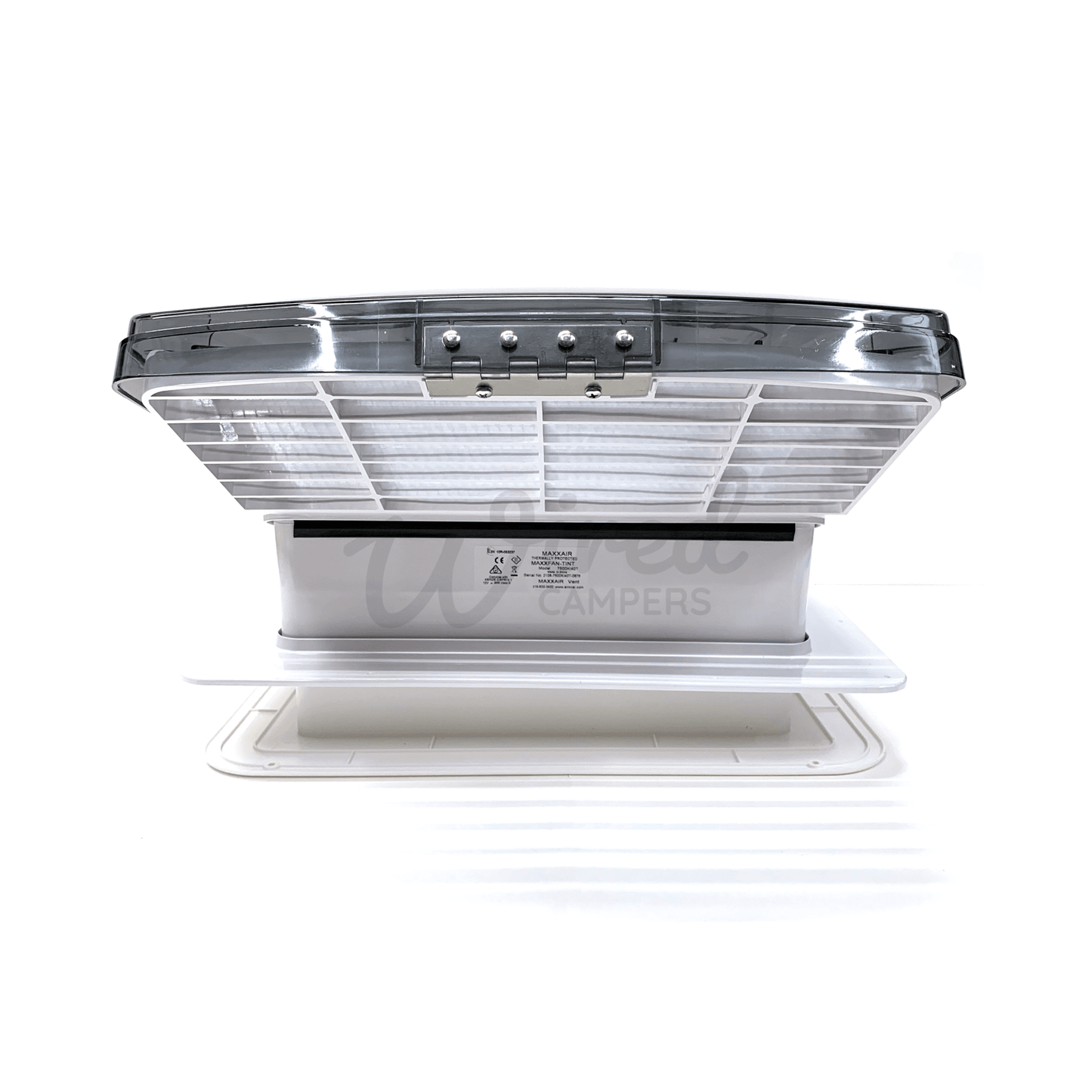 MaxxAir MAXXFAN Deluxe Remote Controlled Automatic Roof Fan Vent - Tinted Lid