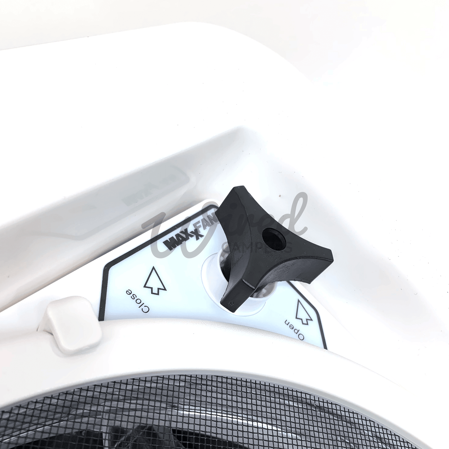 MaxxAir MAXXFAN Deluxe Remote Controlled Automatic Roof Fan Vent - Tinted Lid