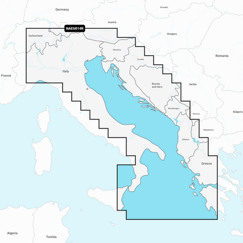 Navionics+ Regular Chart: EU014R - Italy Adriatic Sea