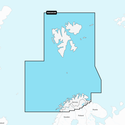 Navionics+ Regular Chart: EU054R - Norway Vestfjorden to Svalbard