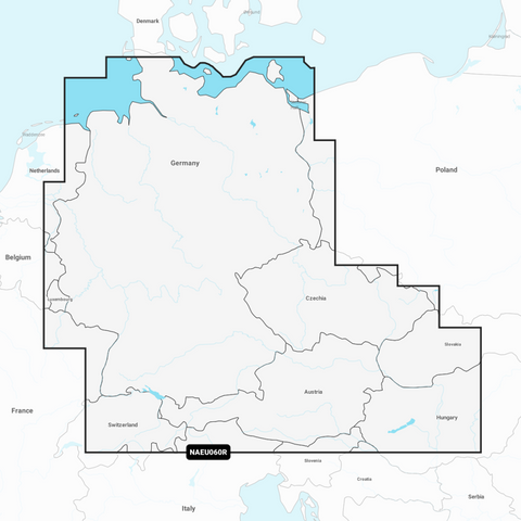 Navionics+ Regular Chart: EU060R - Germany Lakes & Rivers