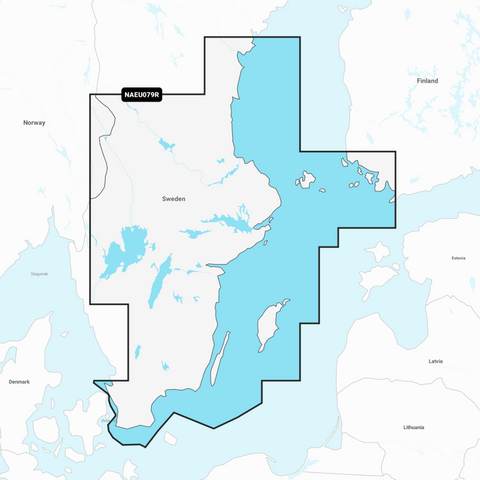 Navionics+ Regular Chart: EU079R - Sweden Southeast