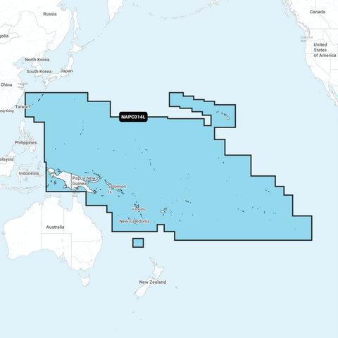 Navionics+ Large Chart: PC014L - Pacific Islands