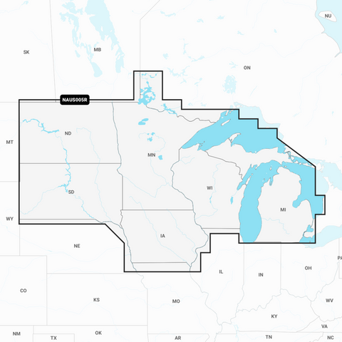 Navionics+ Regular Chart: US005R - US North