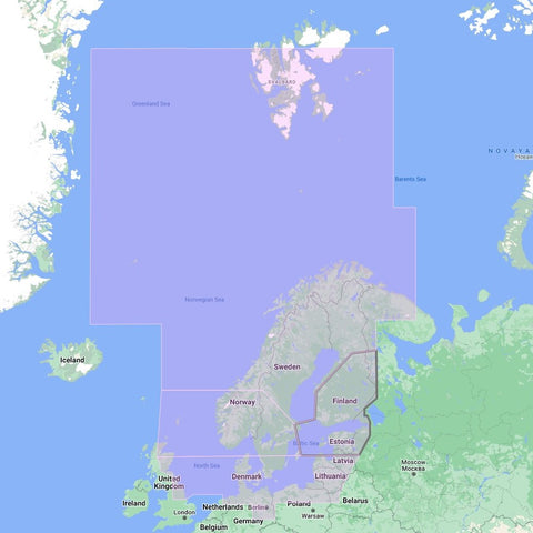 Furuno TimeZero Mega Wide Area Chart: North and Baltic Seas