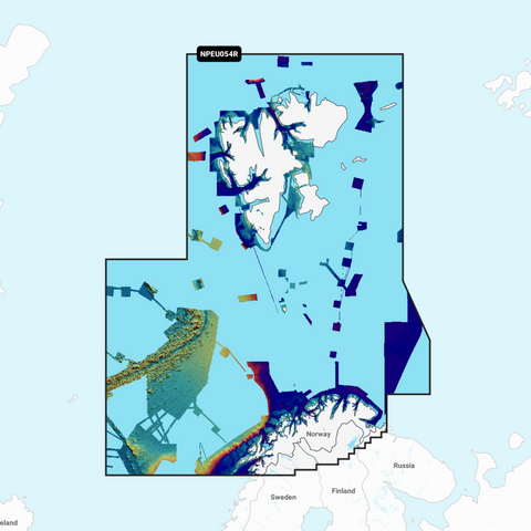 Navionics Platinum+ Regular Chart: EU054R - Nor Vestfjorden-Svalbard