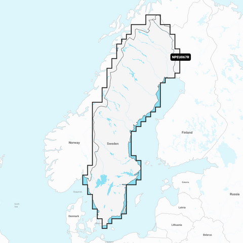 Navionics Platinum+ Regular Chart: EU067R - Sweden Lakes & Rivers