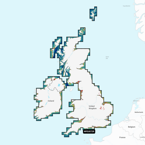 Navionics Platinum+ Regular Chart: EU072R - UK & Eire Lakes & Rivers