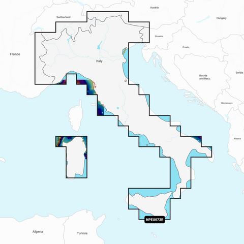 Navionics Platinum+ Regular Chart: EU073R - Italy Lakes & Rivers