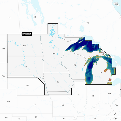 Navionics Platinum+ Regular Chart: US005R - US North