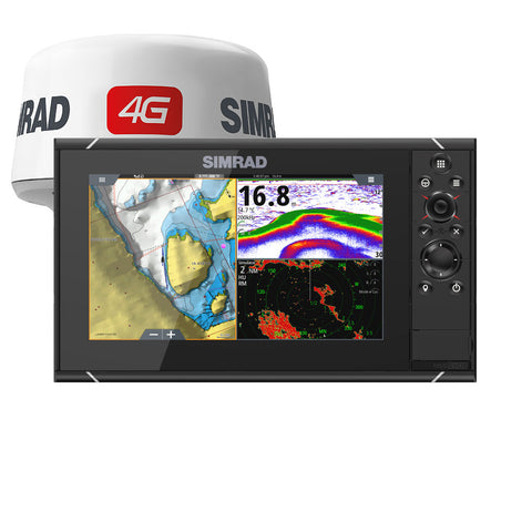 Simrad NSS9 evo3 with 4G Radome