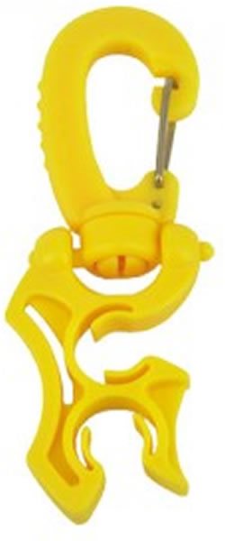 Best Divers Hose Retaining Clip | Yellow (for 2 x LP hoses) | Ai0236G