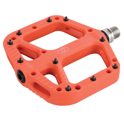 Oxford Loam 20 Nylon Flat Pedals - Orange