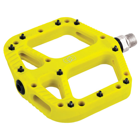 Oxford Loam 20 Nylon Flat Pedals - Yellow