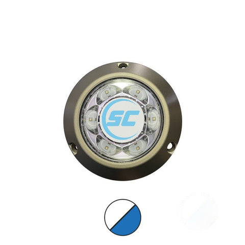 Shadow-Caster SC3 Underwater 3.4" Aluminum LED Light - Blue & White