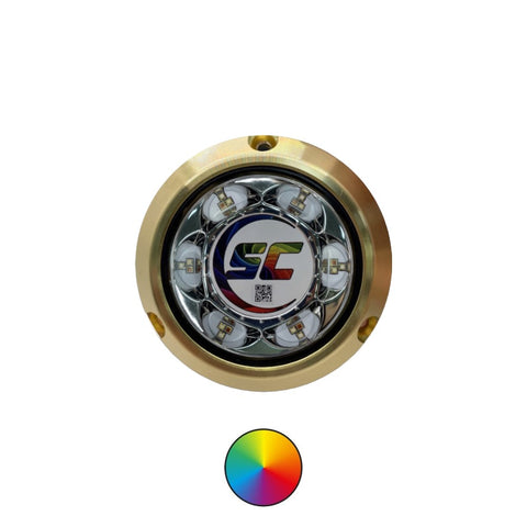 Shadow-Caster SC3 Underwater 3.4" Bronze LED Light - RGB