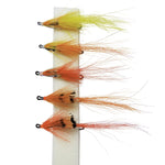 Snowbee Sea Trout Salmon & Surf Flies - SF306 - Salmon Flame Singles